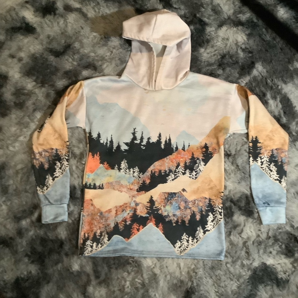 Multicolor Graphic Hoodie